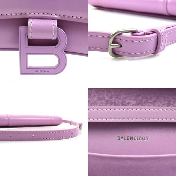 BALENCIAGA Pink Leather Shoulder Bag - Picture 5 of 5